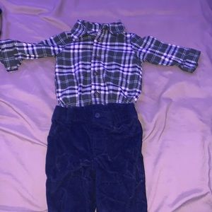 Carter’s Plaid Matching Set